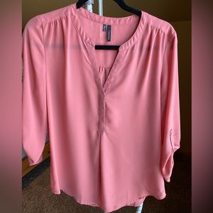 Maurice’s sheer 3/4 sleeve top